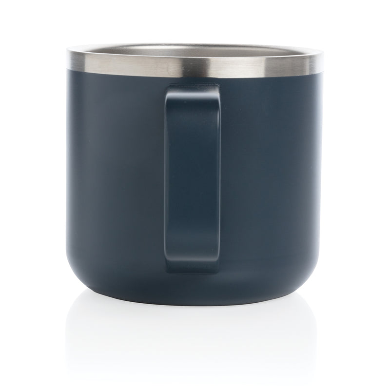 Load image into Gallery viewer, Stainless steel camp mug from XD Collection, durable drinkware with a sleek design for outdoor use and camping adventures.