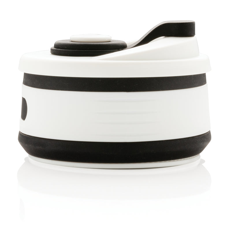 Load image into Gallery viewer, Foldable silicone drinkware cup by XD Collection, showing a compact, flexible silicone cup suitable for travel and outdoor use.
