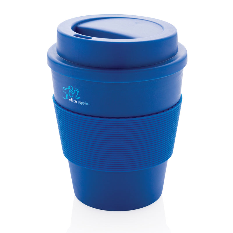 Load image into Gallery viewer, Reusable Coffee cup with screw lid 350ml - Custom Wood Designs