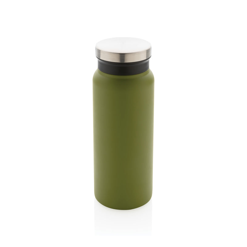 Load image into Gallery viewer, Recycled stainless steel vacuum bottle by XD Collection, 600ML, shown with a sleek, insulated drinkware design.