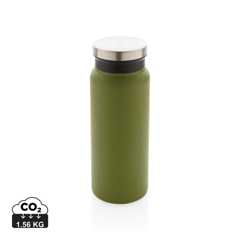 Load image into Gallery viewer, Recycled stainless steel vacuum bottle 600ML from XD Collection, durable drinkware with a sleek design and secure lid.