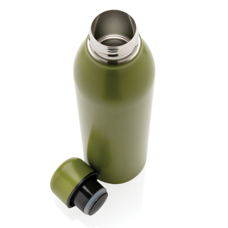 Load image into Gallery viewer, Recycled stainless steel vacuum bottle by XD Collection, 500ML drinkware with sleek design and eco-friendly construction.