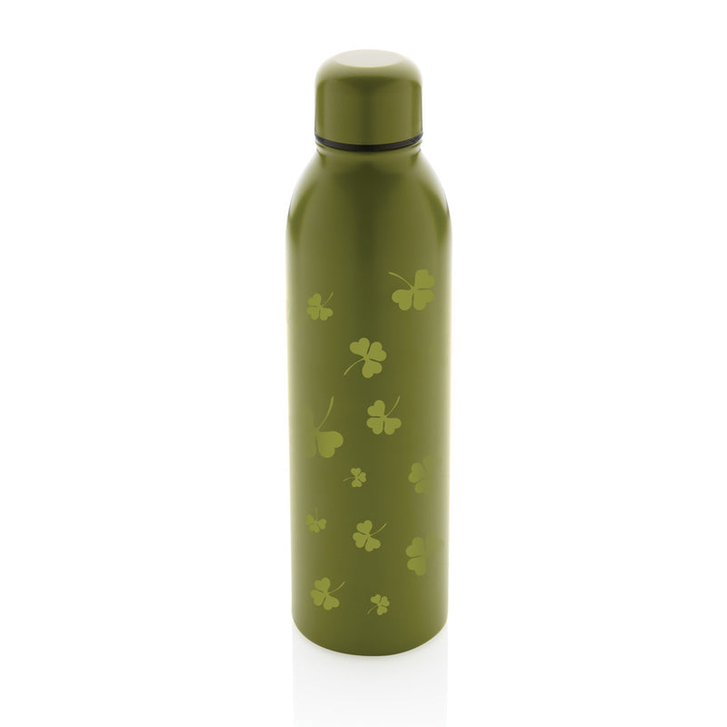 Load image into Gallery viewer, Recycled stainless steel vacuum bottle by XD Collection, 500ML drinkware, showing sleek design and eco-friendly construction.