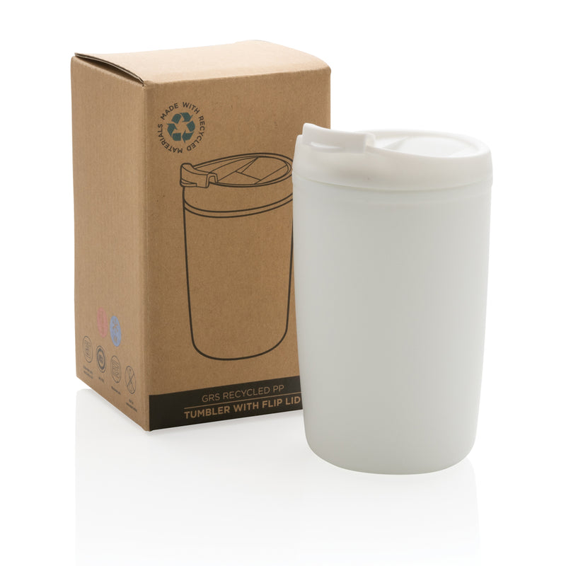 Load image into Gallery viewer, GRS Recycled PP tumbler with flip lid - Custom Wood Designs