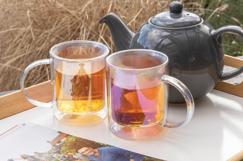 Load image into Gallery viewer, Deluxe double wall electroplated glass mug - Custom Wood Designs