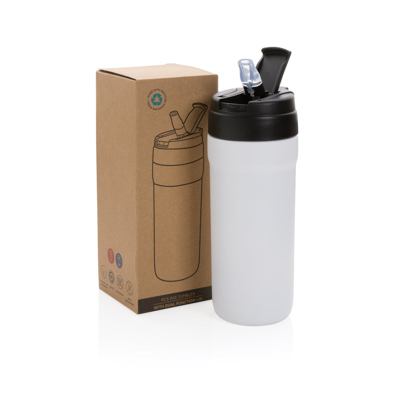 Load image into Gallery viewer, XD Collection RCS RSS tumbler with hot and cold lid, stainless steel drinkware for keeping beverages at desired temperature.