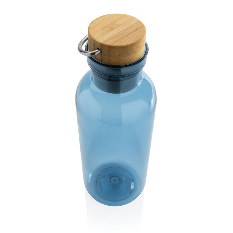 Load image into Gallery viewer, RCS RPET bottle with bamboo lid and handle - Custom Wood Designs