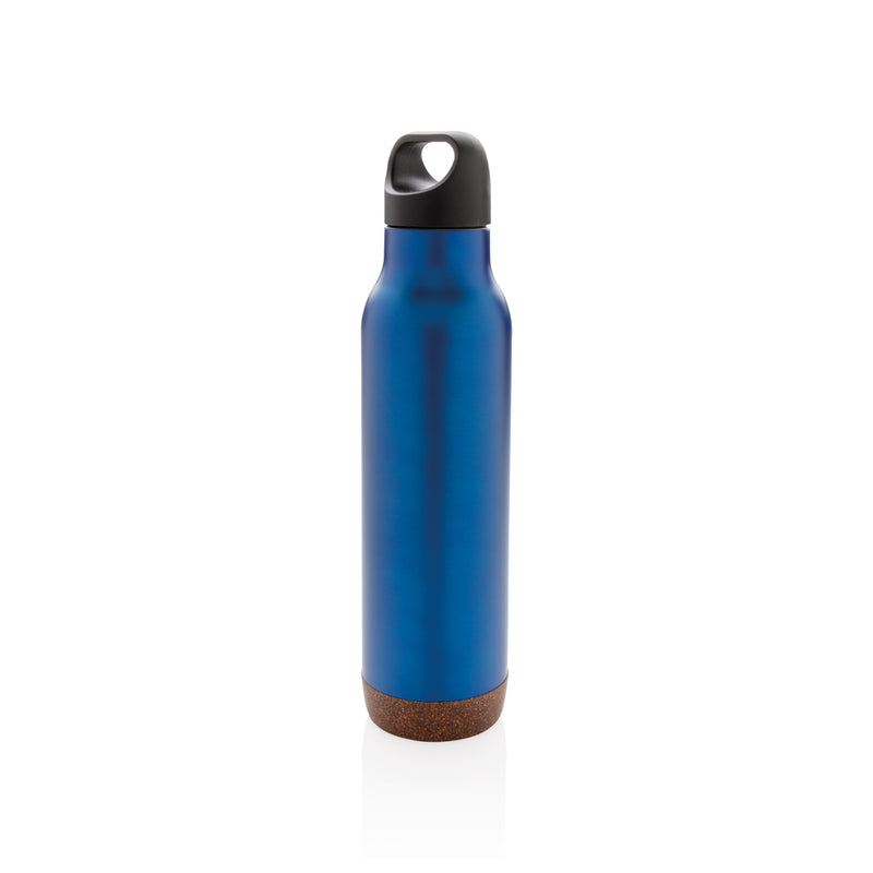 Load image into Gallery viewer, Cork leakproof vacuum flask from XD Collection, durable drinkware with a sleek design for hot and cold beverages.