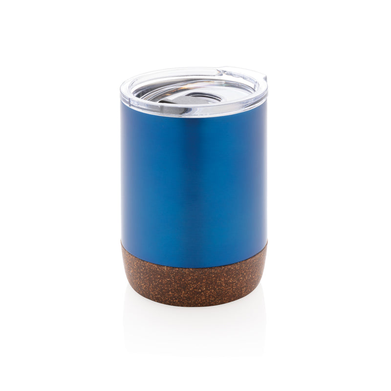 Load image into Gallery viewer, Small vacuum coffee mug from XD Collection RCS Re-steel cork drinkware, featuring a sleek design and durable construction.