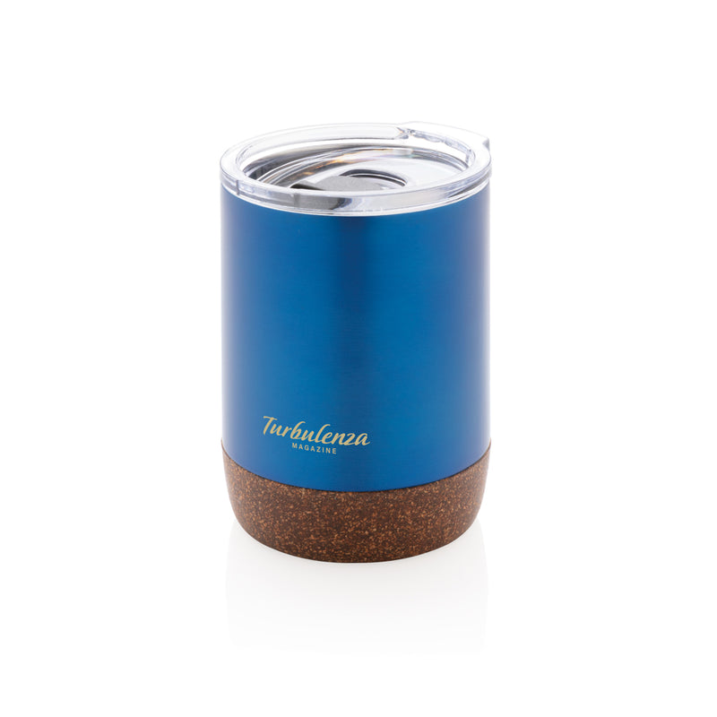 Load image into Gallery viewer, Small XD Collection RCS Re-steel cork vacuum coffee mug with insulated drinkware design and stainless steel finish.