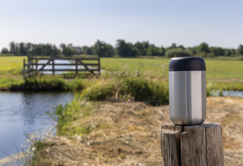 Load image into Gallery viewer, Brew RCS certified recycled stainless steel vacuum tumbler - Custom Wood Designs