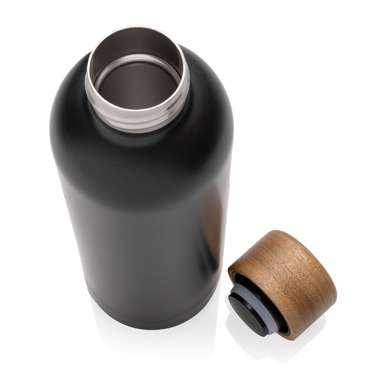 Load image into Gallery viewer, Recycled stainless steel vacuum bottle from XD Collection, eco-friendly drinkware with a sleek design and RCS certification.