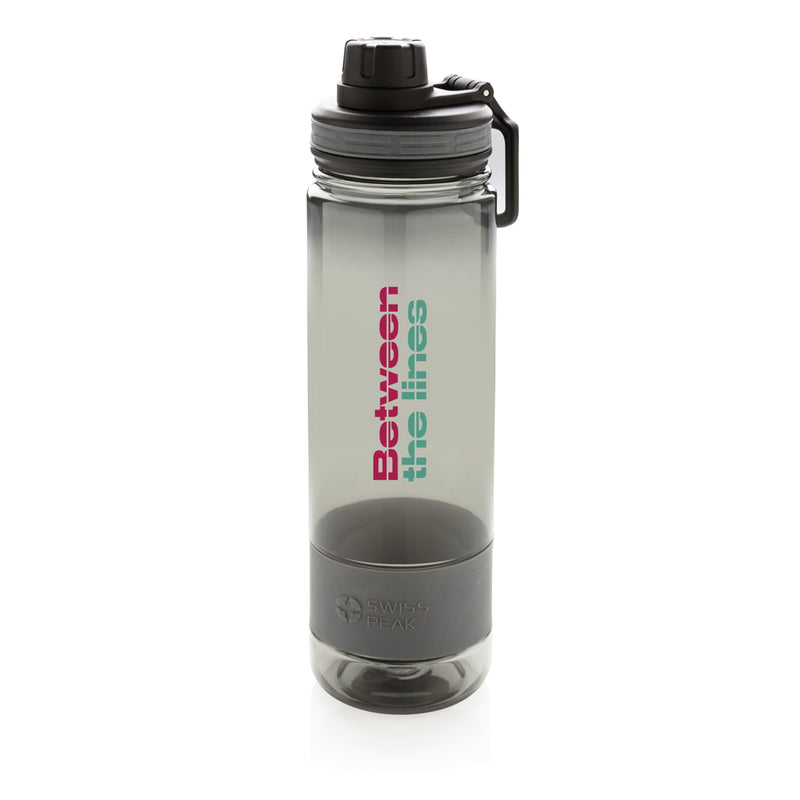Load image into Gallery viewer, Swiss Peak Tritan drinkware bottle with a clear, durable design and a secure screw-on lid, ideal for hydration on the go.