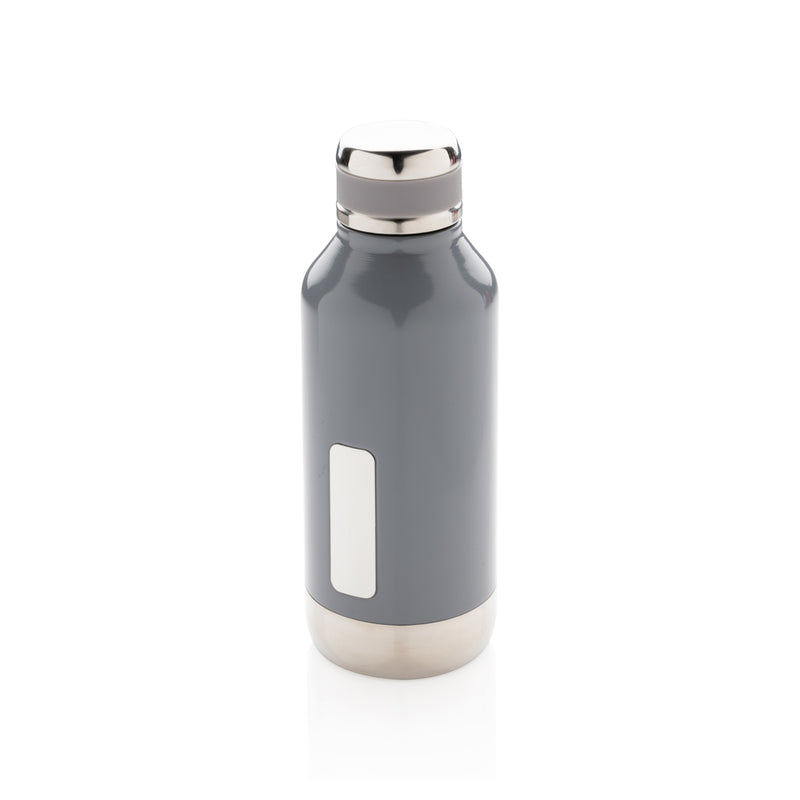 Load image into Gallery viewer, Leak-proof vacuum bottle with XD Collection logo plate, stainless steel drinkware with sleek design and secure lid.