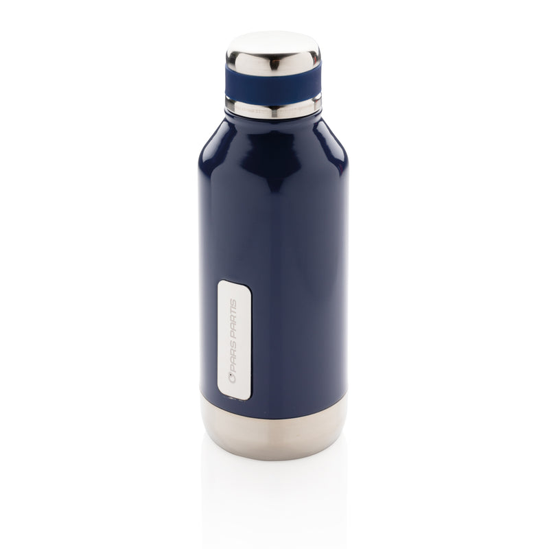 Load image into Gallery viewer, Leak-proof vacuum bottle with XD Collection logo plate, durable drinkware designed for keeping beverages hot or cold.