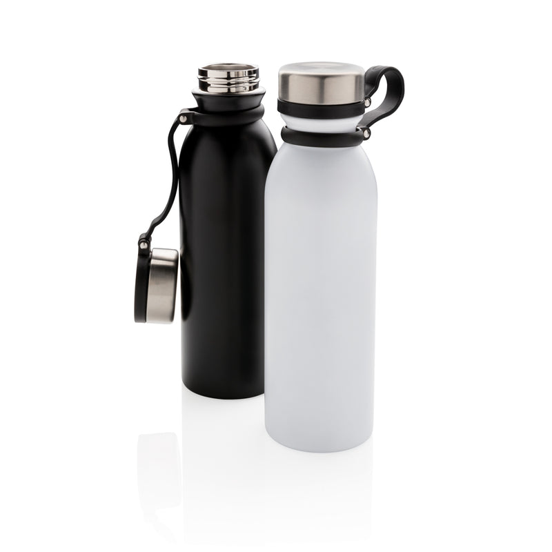 Load image into Gallery viewer, Copper vacuum insulated bottle with carry loop from XD Collection, durable drinkware for hot or cold beverages.