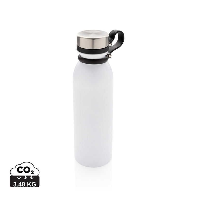 Load image into Gallery viewer, Copper vacuum insulated bottle by XD Collection featuring a carry loop, designed for hot and cold drinks.