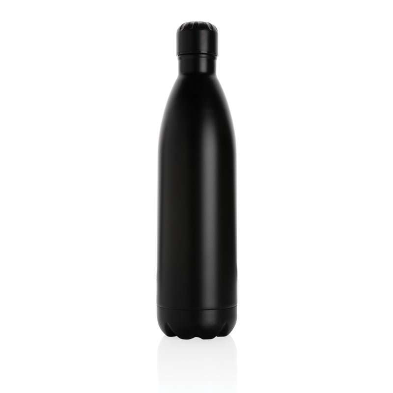 Load image into Gallery viewer, Solid color stainless steel vacuum bottle, 1L capacity from XD Collection, featuring a sleek, insulated drinkware design.