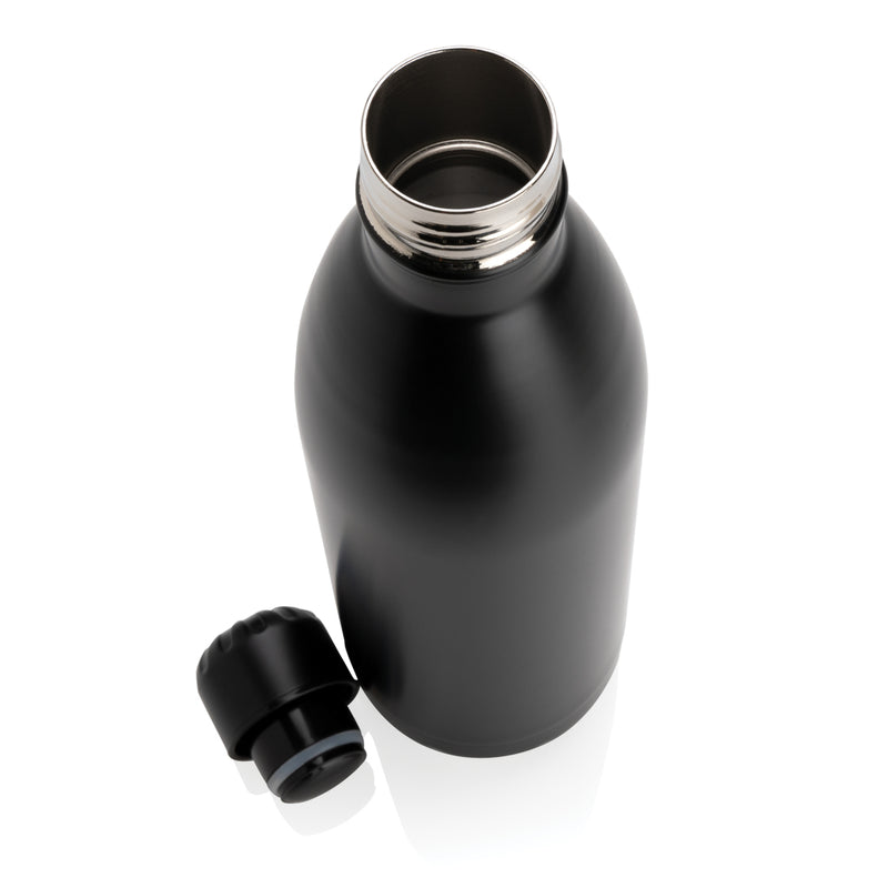 Load image into Gallery viewer, Stainless steel 1L vacuum drinkware bottle from XD Collection in solid color, featuring a sleek, insulated design for beverages.