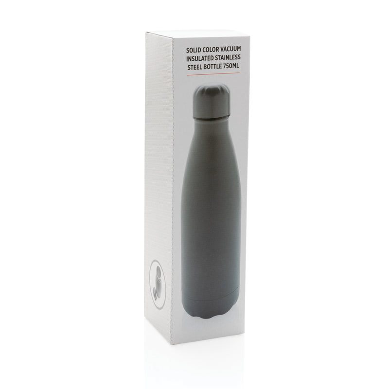 Load image into Gallery viewer, XD Collection stainless steel 750ml vacuum bottle with solid color finish, durable drinkware for hot and cold beverages.