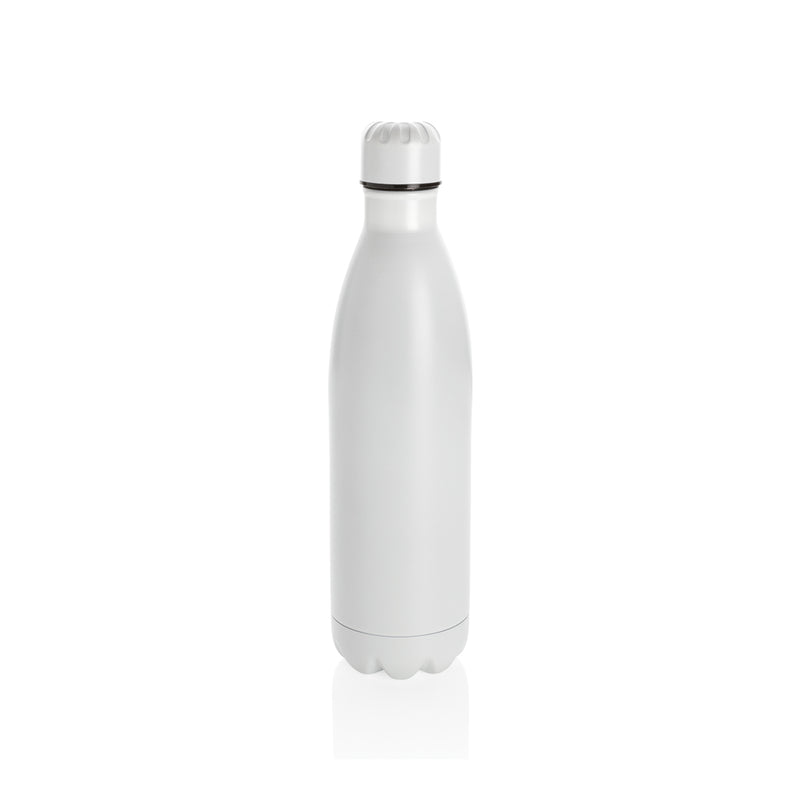 Load image into Gallery viewer, Solid color stainless steel vacuum bottle, 750ml, from XD Collection, sleek drinkware for hot or cold beverages.
