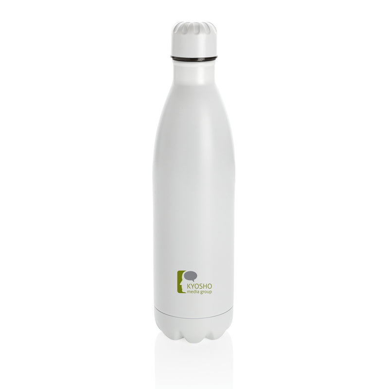 Load image into Gallery viewer, Solid color stainless steel vacuum bottle, 750ml, from XD Collection, showing a sleek, insulated drinkware design.