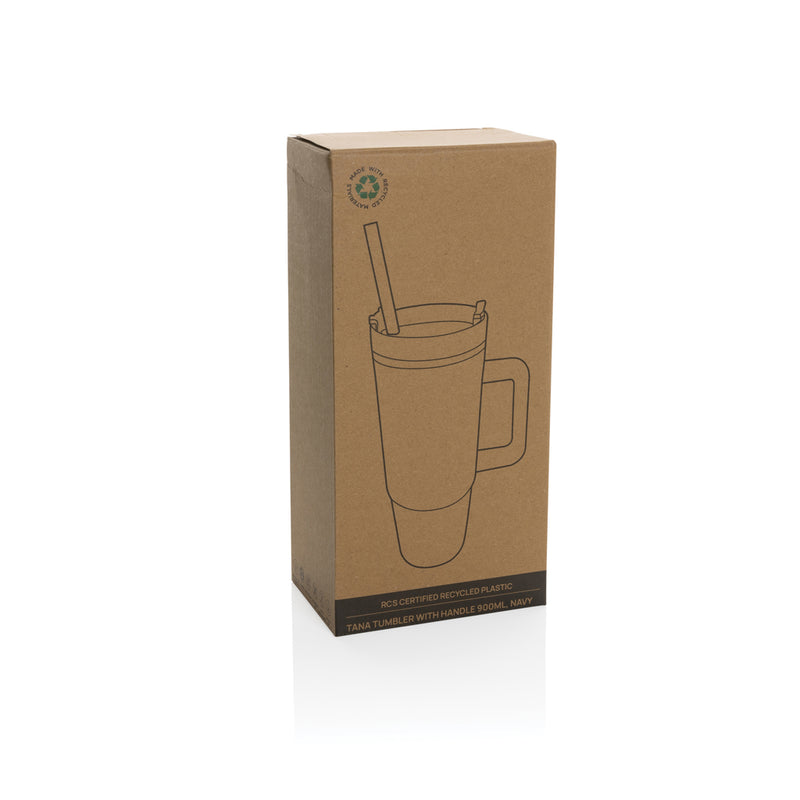 Load image into Gallery viewer, Tana RCS plastic tumbler with handle 900ml - Custom Wood Designs