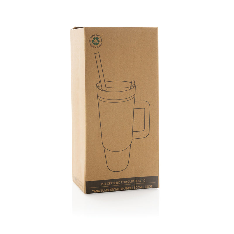 Load image into Gallery viewer, Tana RCS plastic tumbler with handle 900ml - Custom Wood Designs