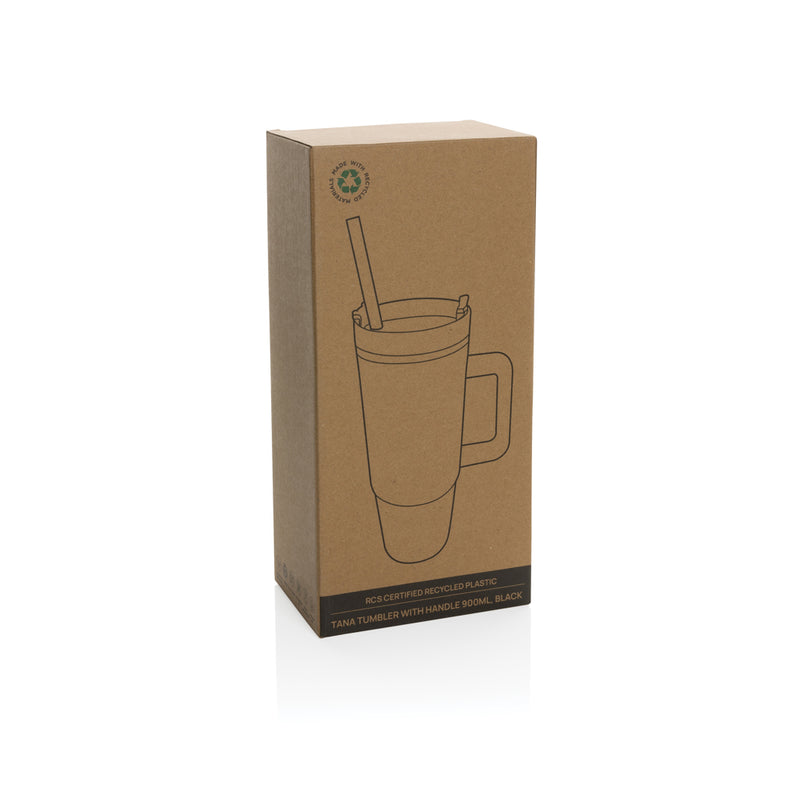 Load image into Gallery viewer, Tana RCS plastic tumbler with handle 900ml - Custom Wood Designs