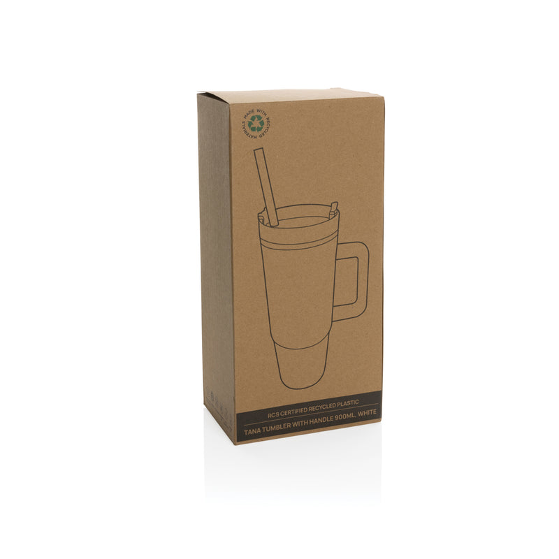 Load image into Gallery viewer, Tana RCS plastic tumbler with handle 900ml - Custom Wood Designs