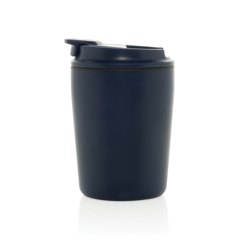 Load image into Gallery viewer, XD Xclusive Pico Barista RCS coffee mug, 220ML, in a tube gift box, blue ceramic drinkware with handle and logo design.