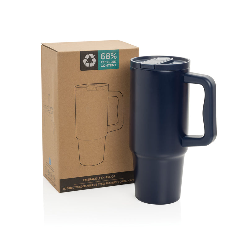 Load image into Gallery viewer, Embrace Leakproof RCS recycled stainless steel tumbler 900ml - Custom Wood Designs Embrace Leakproof RCS recycled stainless steel tumbler 900ml
