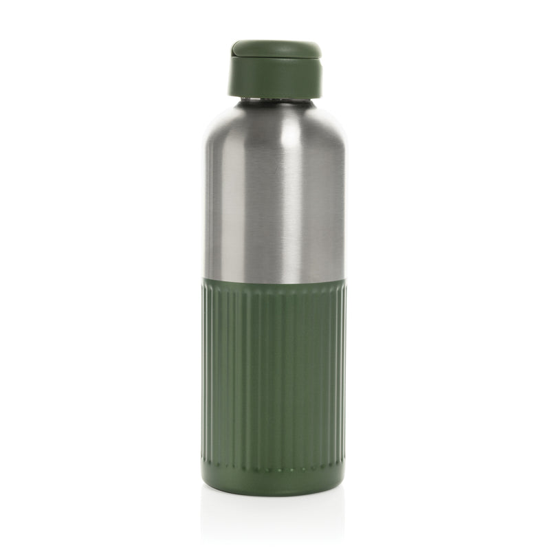 Load image into Gallery viewer, Ripple RCS R-steel leakproof water bottle with handle, 750ML, by XD Xclusive, shown with a sleek stainless steel design and secure lid.