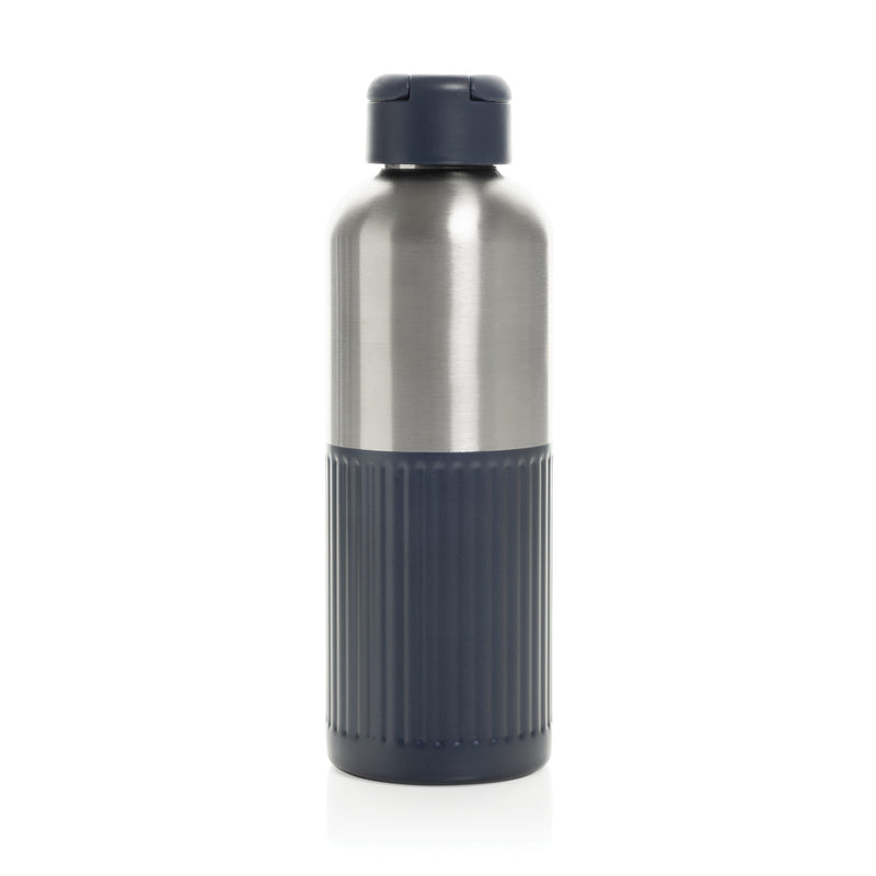 Load image into Gallery viewer, Ripple RCS R-steel leakproof water bottle with handle, 750ML, by XD Xclusive, shown with stainless steel finish and ergonomic design.