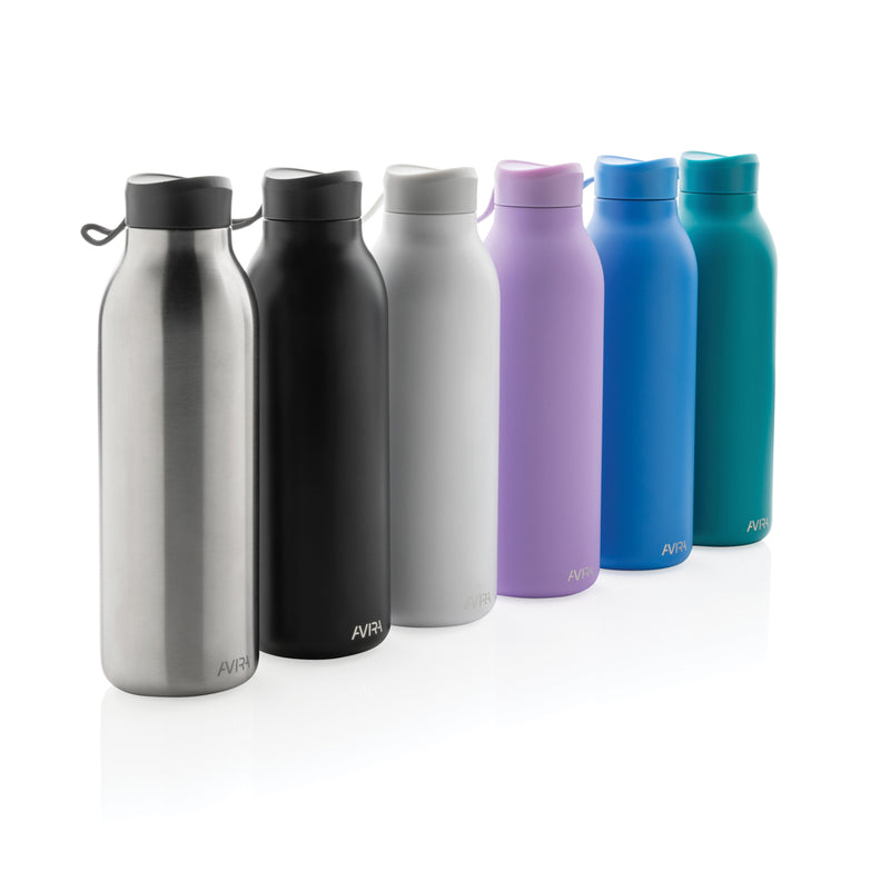 Load image into Gallery viewer, Avira Avior RCS Re-steel 500ml bottle in stainless steel with a sleek design for drinking on the go.