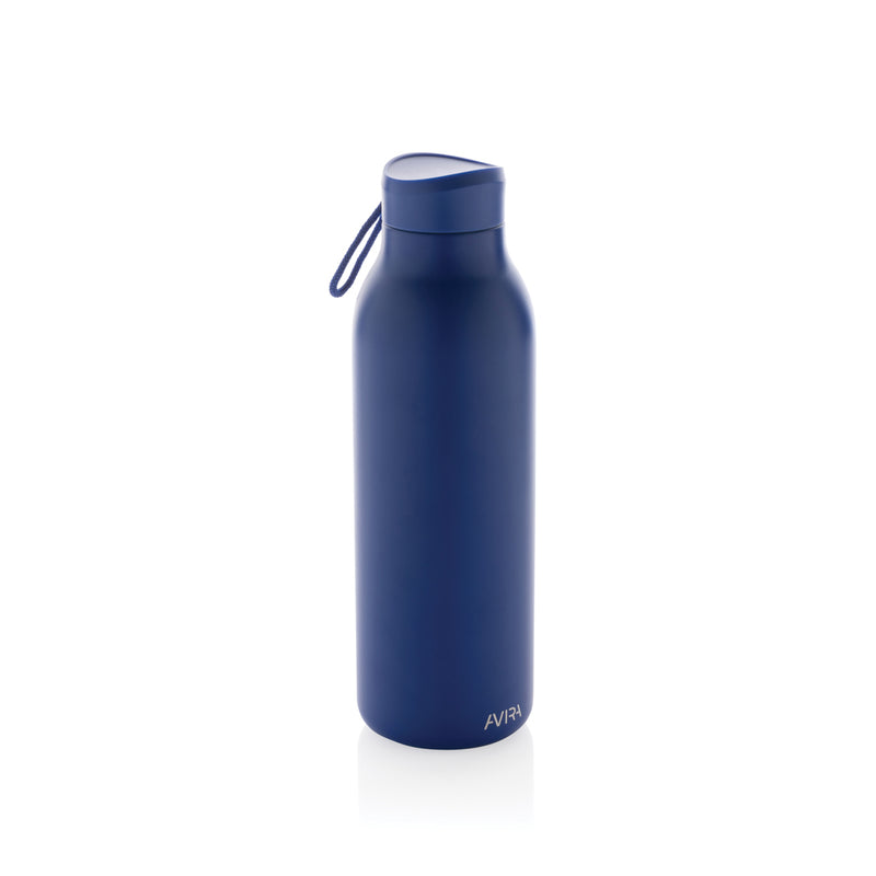Load image into Gallery viewer, Avira Avior RCS Re-steel 500ML drinkware bottle with stainless steel design and leak-proof lid on a white background.