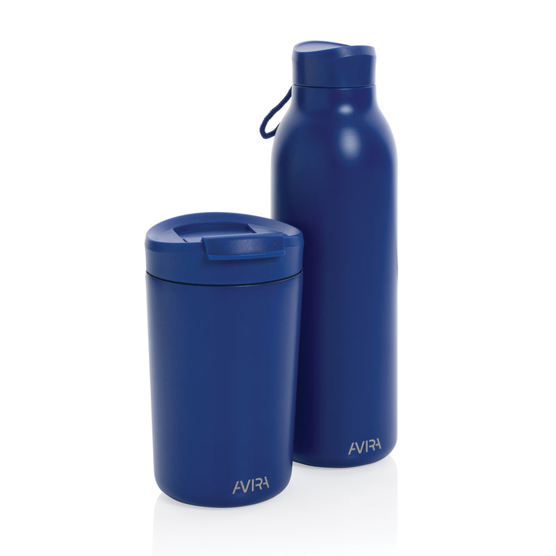 Load image into Gallery viewer, Avira Avior RCS Re-steel 500ml stainless steel bottle, reusable drinkware with a sleek design and secure lid.