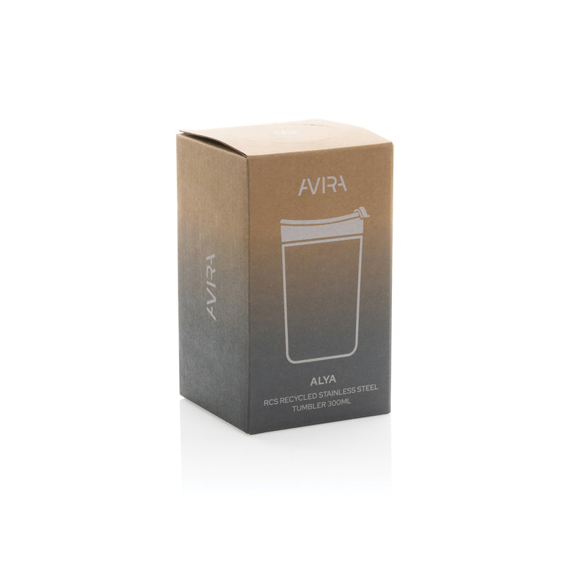 Load image into Gallery viewer, Alya RCS Re-steel tumbler 300ML by Avira, stainless steel drinkware with a sleek design and secure lid, on a white background.