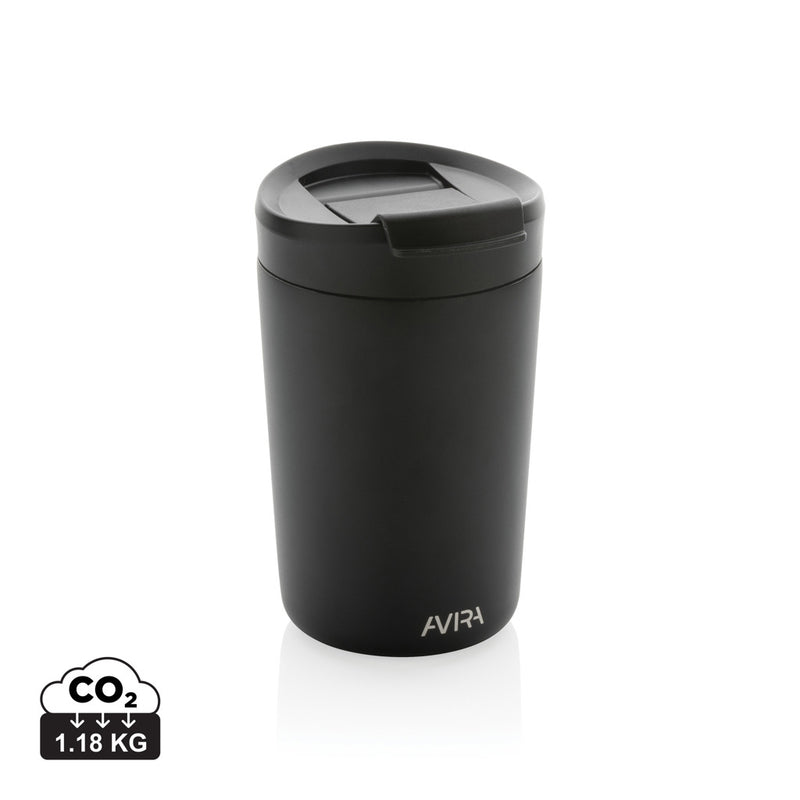 Load image into Gallery viewer, Alya RCS Re-steel tumbler 300ML by Avira, stainless steel drinkware with a sleek design, shown from a side view.