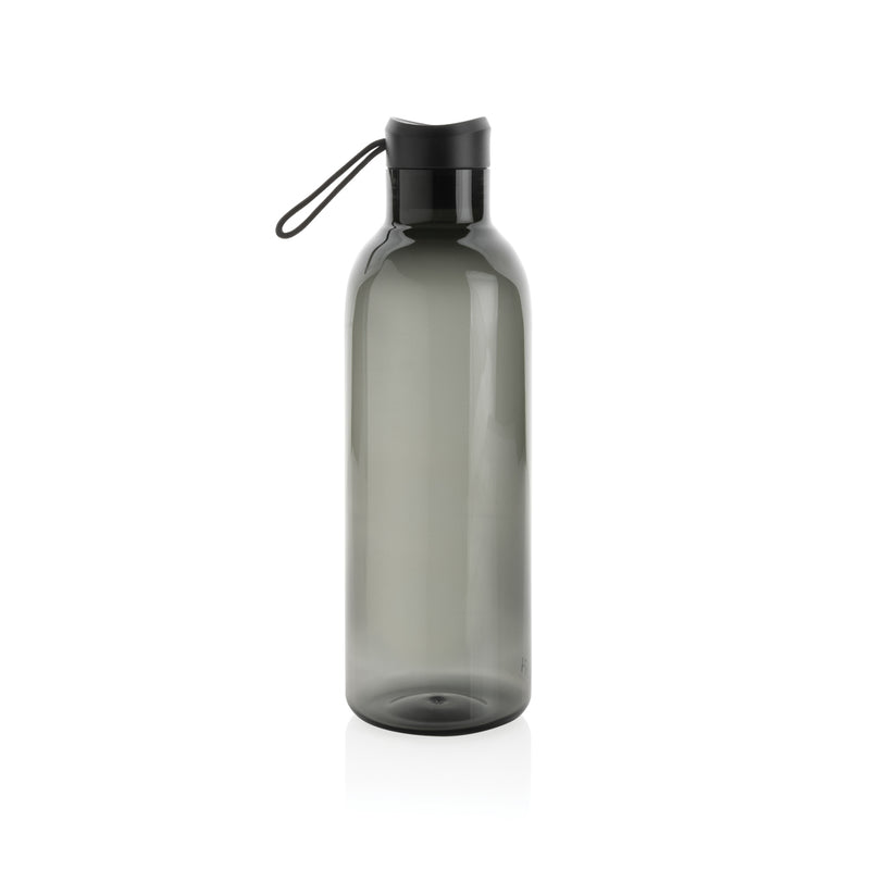Load image into Gallery viewer, Avira Atik RCS 1L recycled PET bottle drinkware showing a sleek, clear 1-liter reusable water bottle with a screw cap.