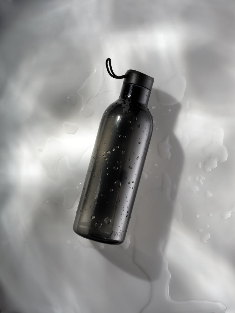 Load image into Gallery viewer, Avira Atik RCS recycled PET 1L drinkware bottle, eco-friendly reusable water bottle with a sleek design and secure cap