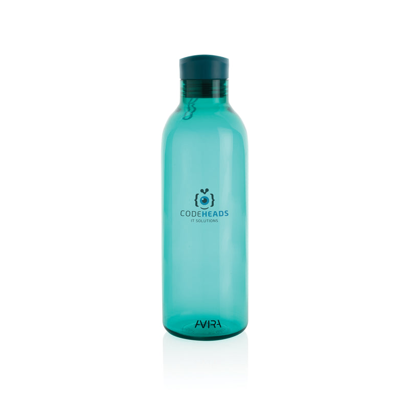 Load image into Gallery viewer, Avira Atik RCS recycled PET 1L drinkware bottle with a clear, eco-friendly design and screw-top lid.