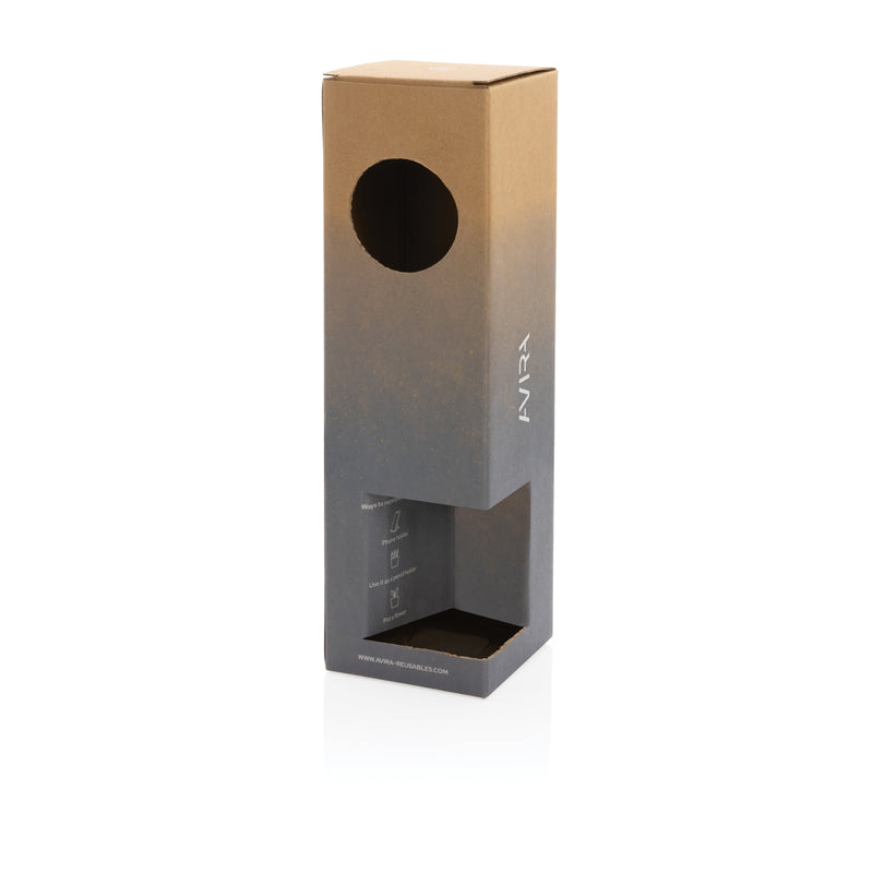 Load image into Gallery viewer, Avira Atik RCS 1L recycled PET bottle drinkware with clear design and screw-top lid, eco-friendly reusable water bottle.