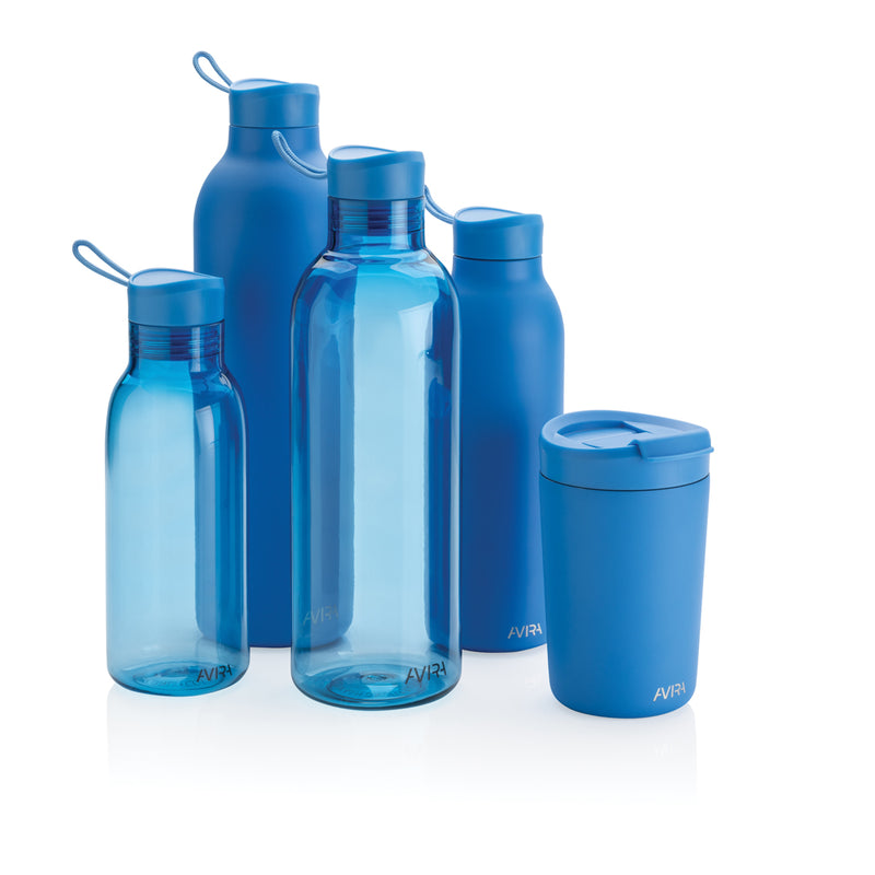 Load image into Gallery viewer, Avira Atik RCS 1L recycled PET bottle drinkware with transparent design and screw cap, eco-friendly reusable water bottle.