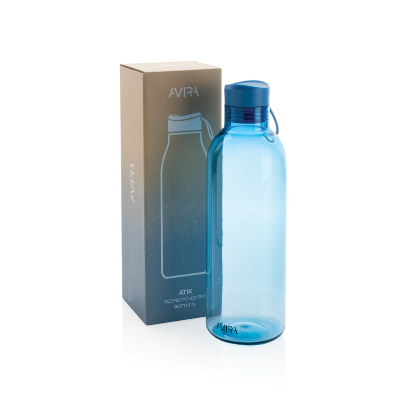 Load image into Gallery viewer, Avira Atik RCS 1L recycled PET bottle drinkware with a clear, eco-friendly design and durable construction.