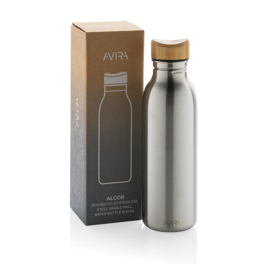 Avira Alcor RCS Re-steel single wall water bottle 600 ML - Custom Wood Designs