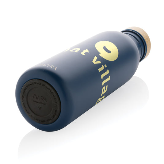 Avira Alcor RCS Re-steel single wall water bottle 600 ML - Custom Wood Designs