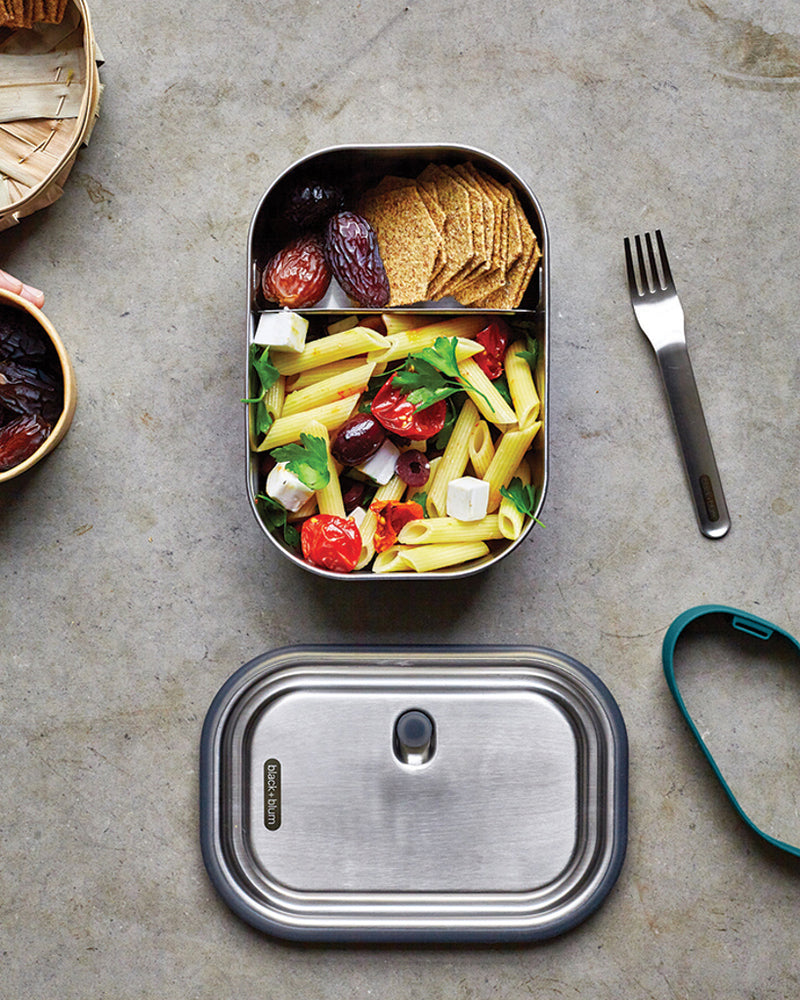 Load image into Gallery viewer, Black+Blum Stainless Steel Lunch Box Large - Custom Wood Designs