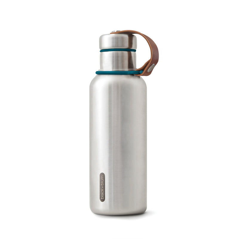 Load image into Gallery viewer, Black + Blum small 500ml insulated water bottle in sleek drinkware with a stainless steel finish.