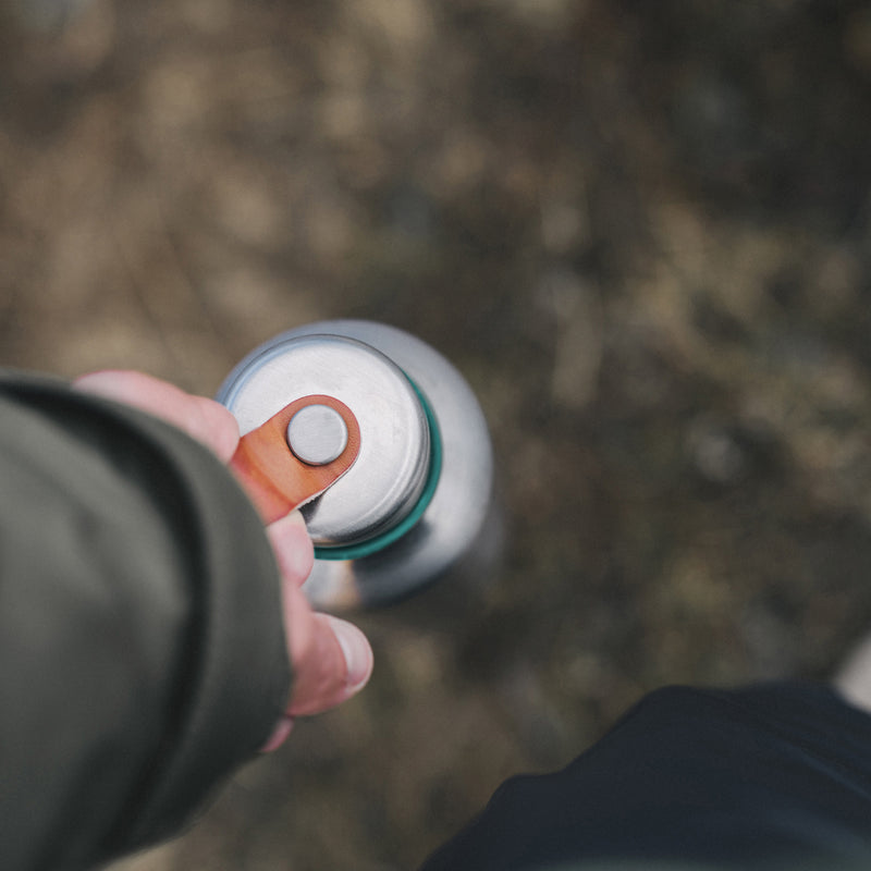 Load image into Gallery viewer, Small 500ml insulated water bottle from Black + Blum, sleek drinkware with a stainless steel body and secure lid.